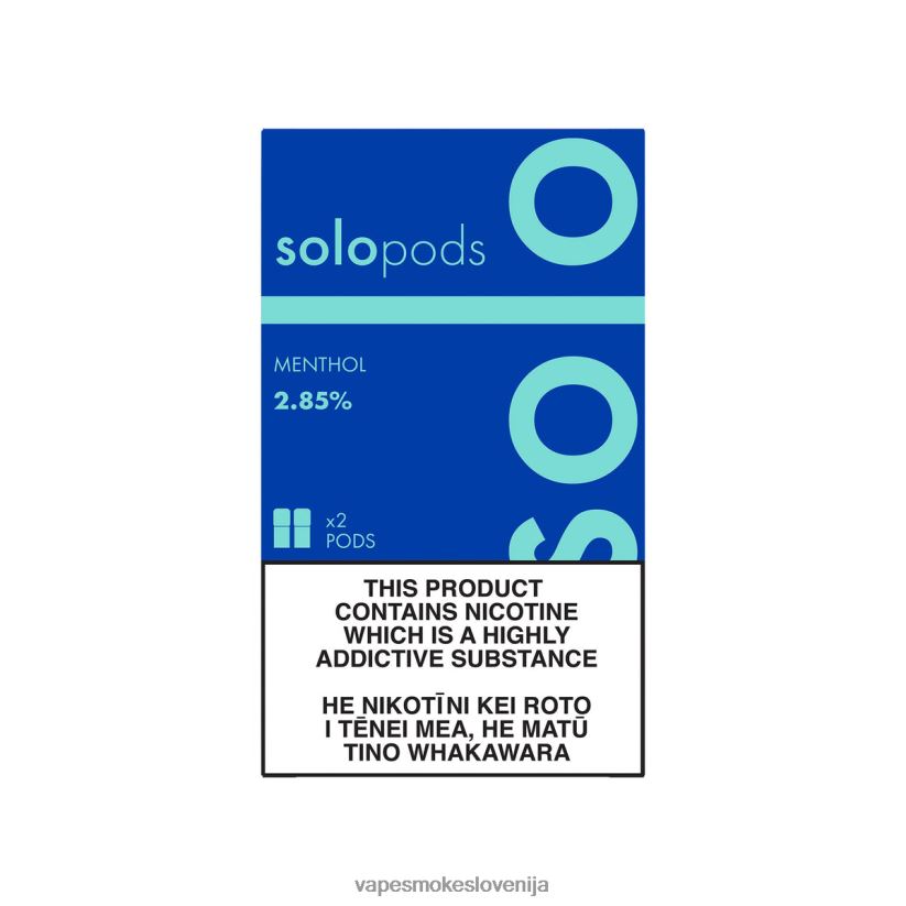 Vape Slovenija D64BLB51 Solo nadomestni pod 2-pak mentol