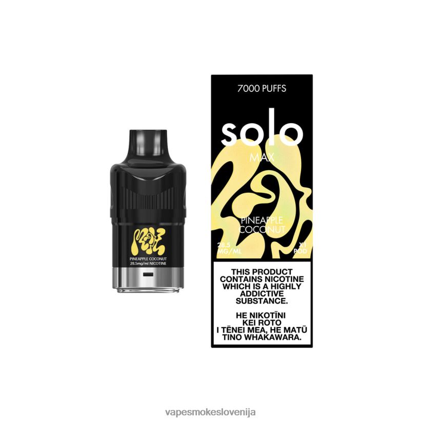Vape Tekočine D64BLB75 Solo MAX pod ananas kokos