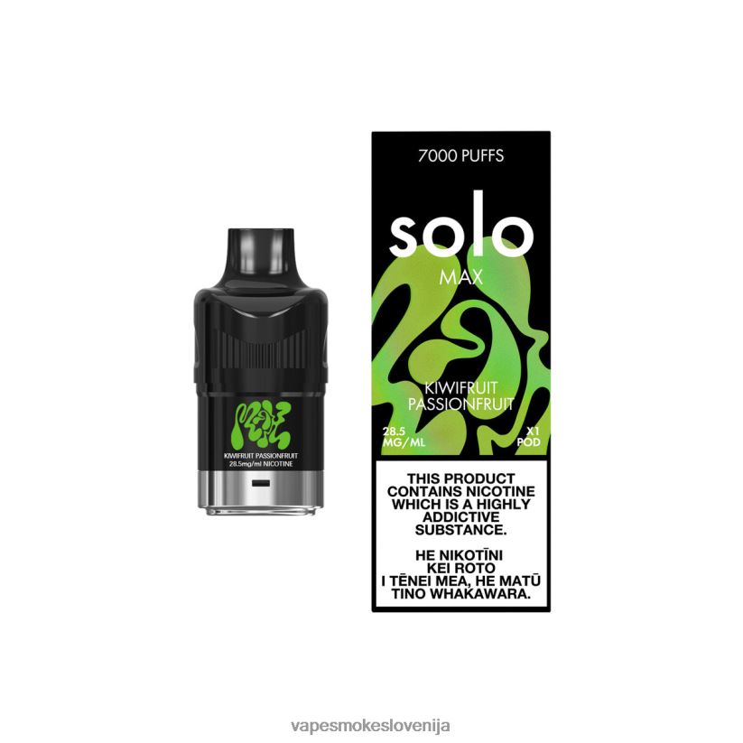 Vape Tekočine D64BLB90 Solo MAX pod kivi pasijonka