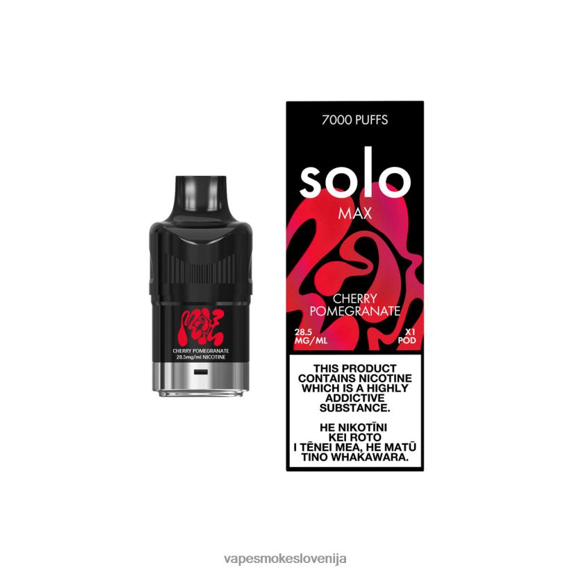 Vape Za Enkratno Uporabo D64BLB83 Solo MAX pod češnjev šipek