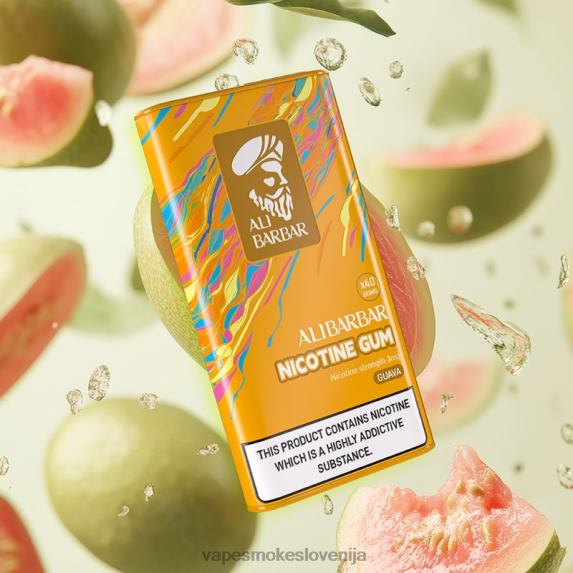 Vape Tekočine LV00V100 Alibarbar nikotinski gumi guava