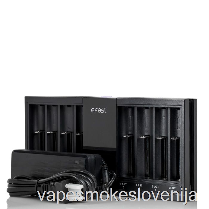 Vape Slovenija Efest Luc V8 Dvojni Lcd Zaslon Hitri Polnilnik Baterij