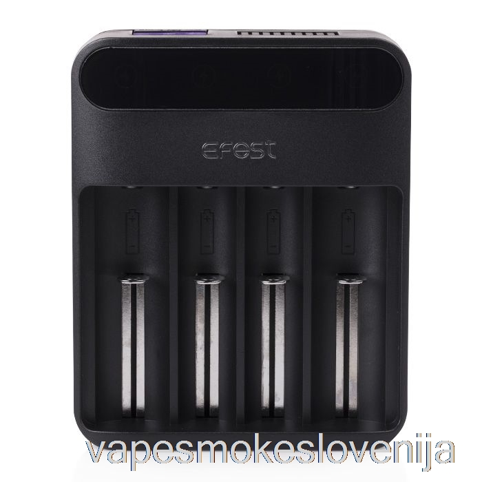 Vape Za Enkratno Uporabo Efest Lush Q4 4-bay Inteligentni LED Polnilec Baterij