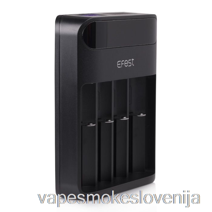 Vape Za Enkratno Uporabo Efest Lush Q4 4-bay Inteligentni LED Polnilec Baterij