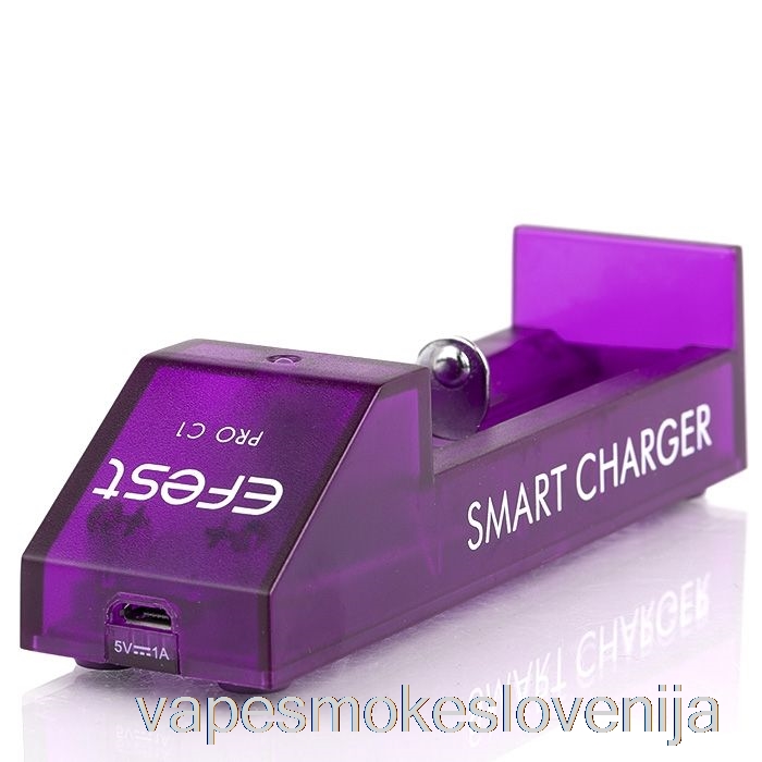 Vape Slovenija Efest Pro C1 1-bay Pametni Polnilnik Baterij