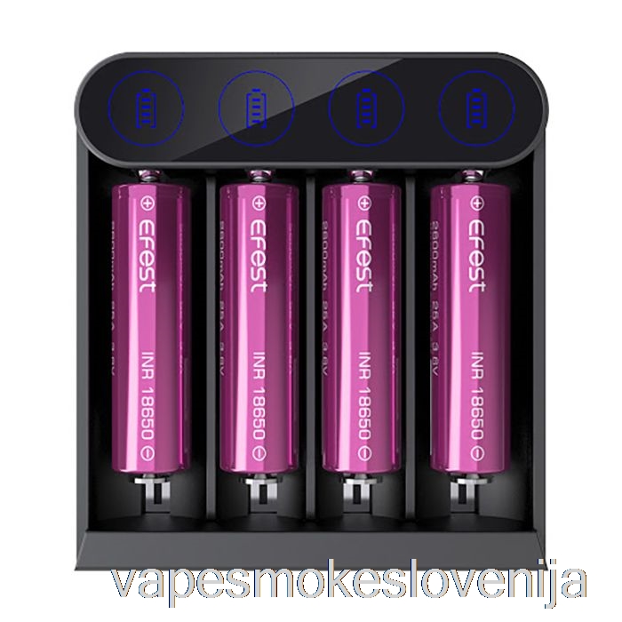 Polnilec Baterij Vape Slovenija Efest Slim K4 Usb-c