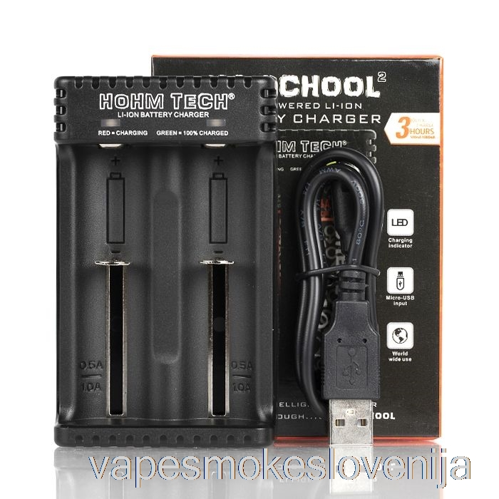 Vape Petrol Hohm Tech School 2 2a Mic-usb Polnilec