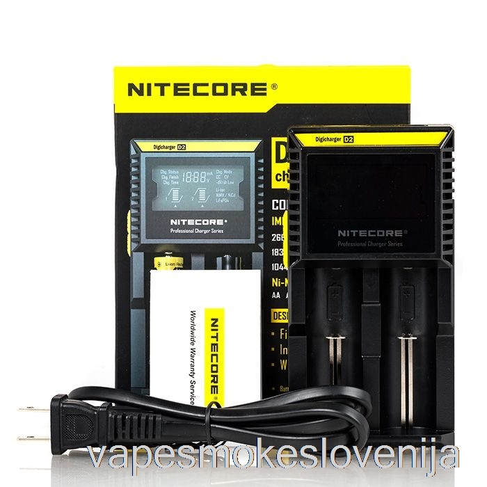 Polnilnik Baterij Vape Petrol Nitecore D2 (2-bay)