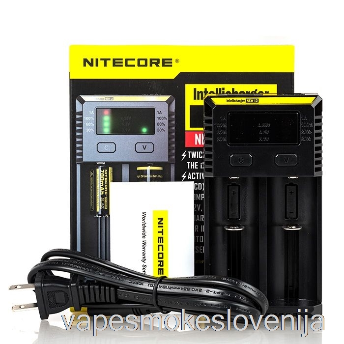 Polnilnik Baterij Vape Za Enkratno Uporabo Nitecore I2 (2-bay)
