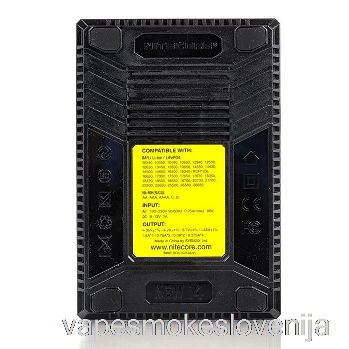 Vape Za Enkratno Uporabo Nitecore I4 Polnilec Baterije V2 (4-bay)