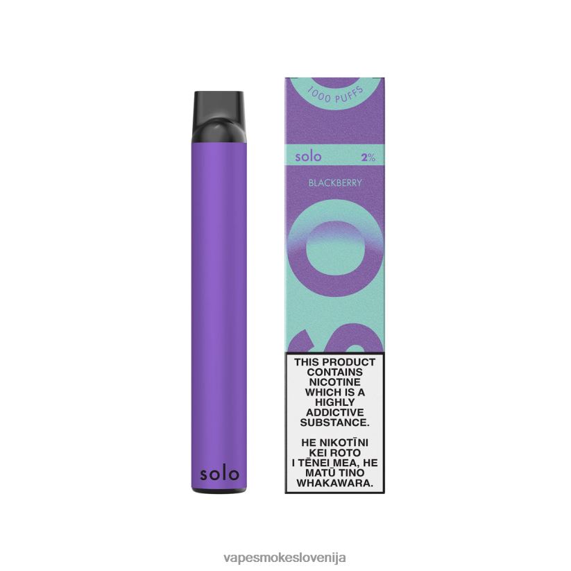 Vape Petrol D64BLB22 Solo kolekcija vape paradise za enkratno uporabo robida