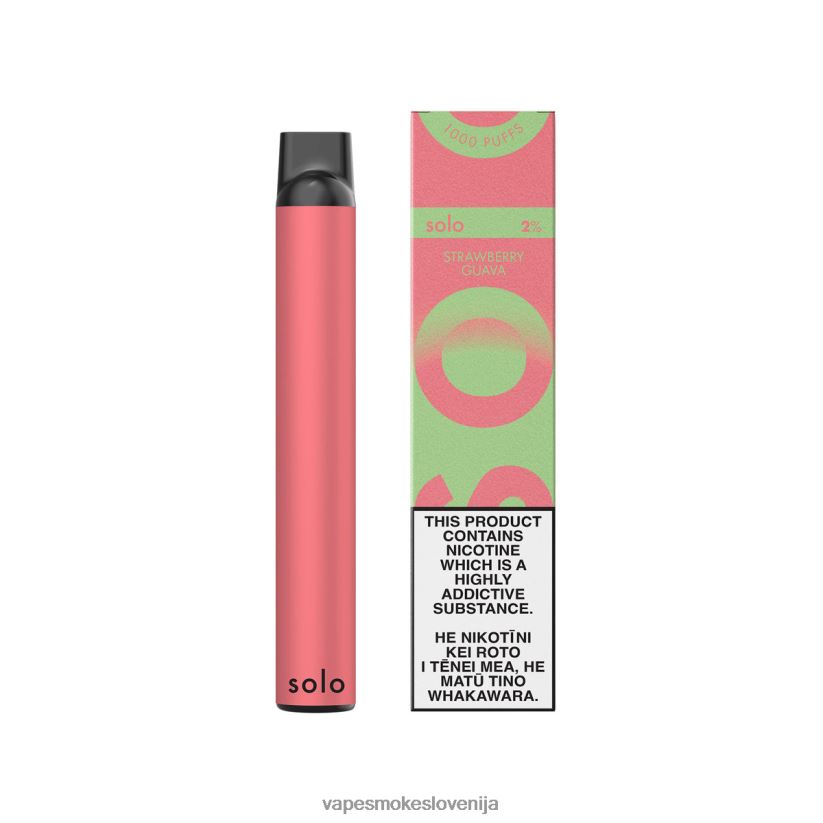 Vape Slovenija D64BLB21 Solo kolekcija vape paradise za enkratno uporabo jagodna guava
