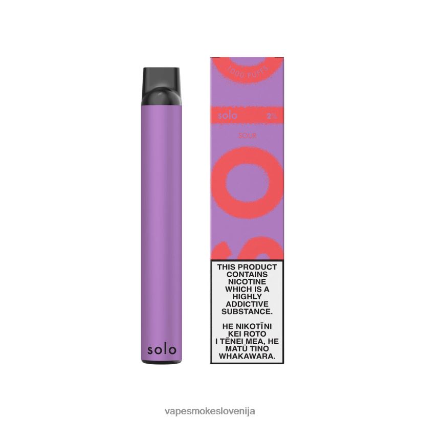 Vape Za Enkratno Uporabo D64BLB3 Solo vape za enkratno uporabo kislo