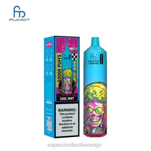 Fumot Tornado 30k glasbe hladna meta D82L10 Vape Tekočine