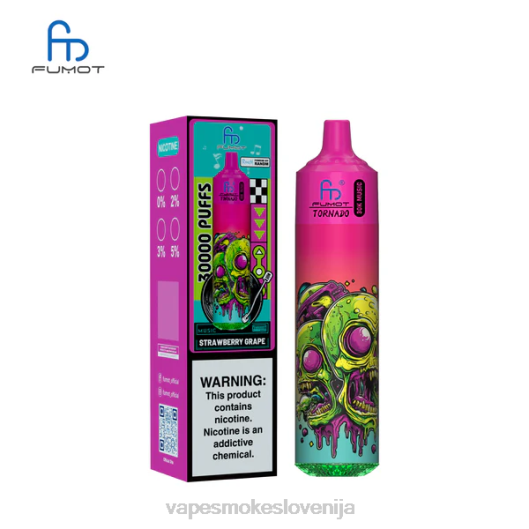 Fumot Tornado 30k glasbe jagodno grozdje D82L27 Vape Petrol