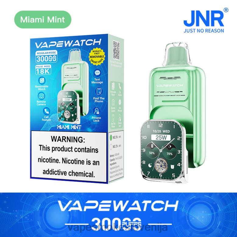 JNR vape ura miami mint 4JBND8 | Vape Za Enkratno Uporabo