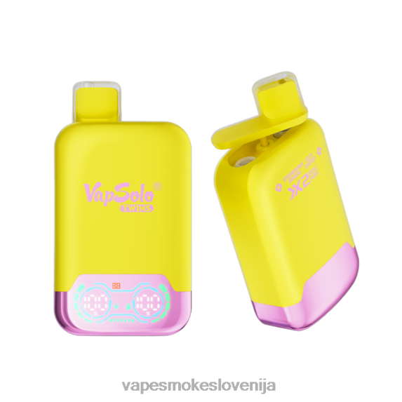 Vape Brez Nikotina LV00V144 Vapsolo TWINS vape za enkratno uporabo jagodna banana & gazirana češnja