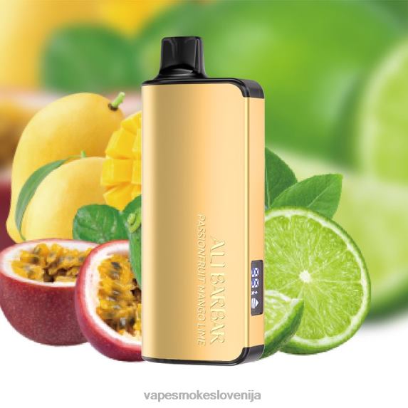 Vape Brez Nikotina LV00V39 Alibarbar Ingot 20000 vape za enkratno uporabo pasijonka mango limeta