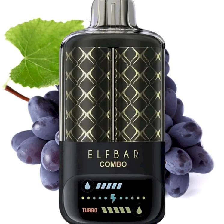 Vape Petrol 40N027 Elf Bar Combo 25000 pijača iz grozdja in Marije