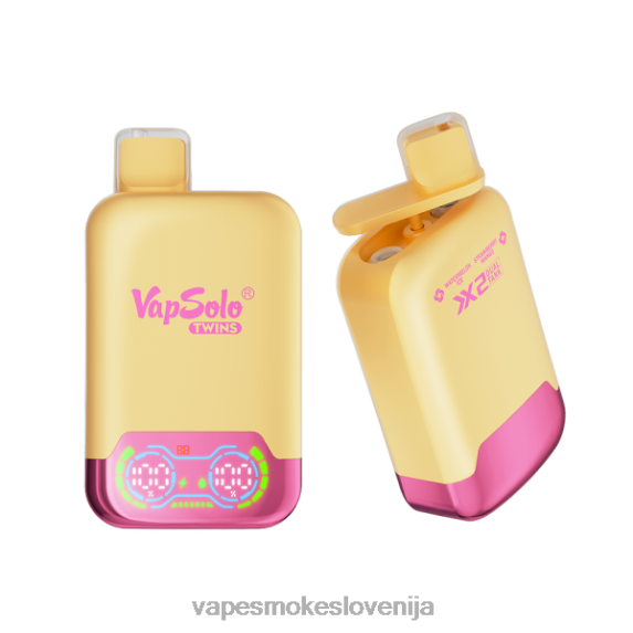 Vape Petrol LV00V147 Vapsolo TWINS vape za enkratno uporabo led iz lubenice in jagodni mango