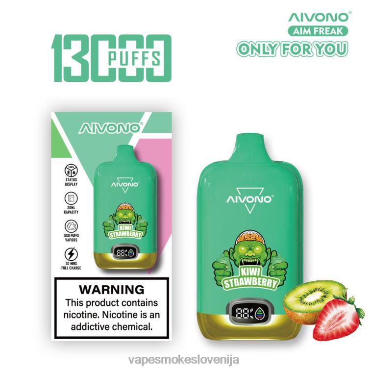 Vape Slovenija 6FDXN246 Aivono AIM FREAK 13000 kivi jagoda