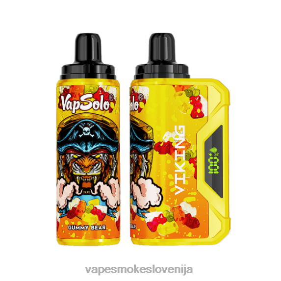 Vape Slovenija LV00V151 Vapsolo VIKING vape za enkratno uporabo gumijasti medvedek