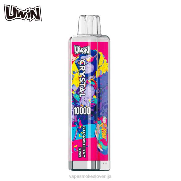Vape Slovenija P2P611 UWIN CRYSTAL 10000 vape za enkratno uporabo jagodni kivi