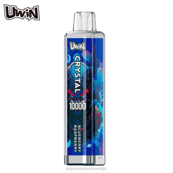 Vape Slovenija P2P61 UWIN CRYSTAL 10000 vape za enkratno uporabo borovnica malina