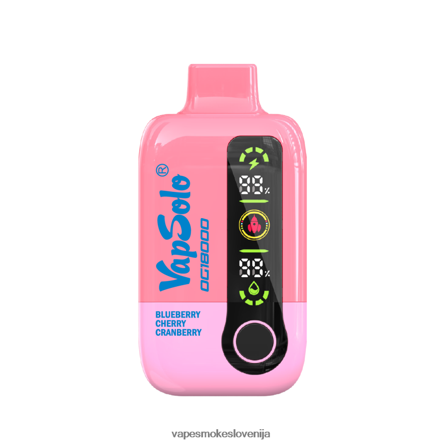 Vape Slovenija VRJRDF1 VapSolo dg18000 borovnica češnja brusnica