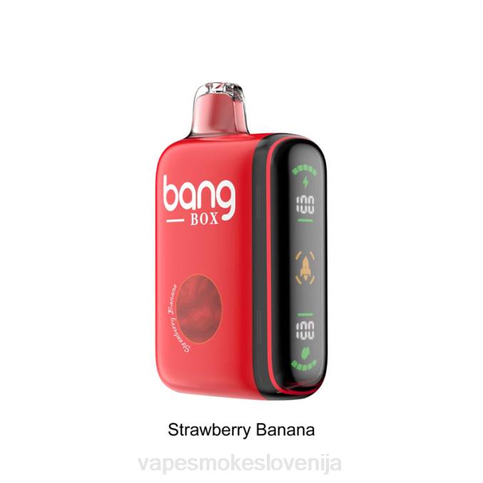 Vape Tekočine 0FP625 Bang Box 9000-18000 vdihov inteligentni zaslon moči jagodna banana