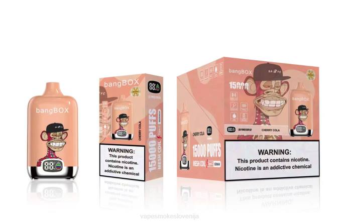 Vape Tekočine 0FP640 Bang Box 15000 vpihov češnjeva kola