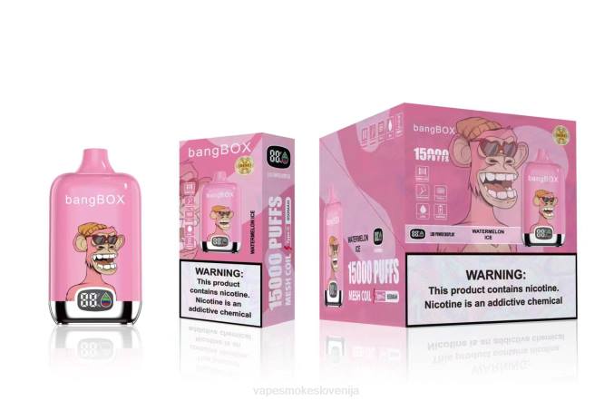Vape Tekočine 0FP645 Bang Box 15000 vpihov led iz lubenice
