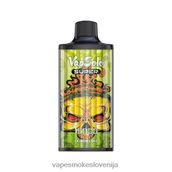 Vape Tekočine LV00V130 Vapsolo SUPER vape za enkratno uporabo limona limeta