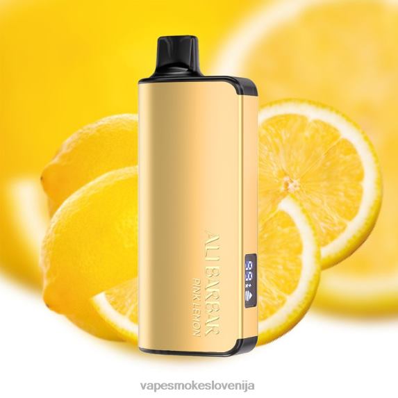 Vape Tekočine LV00V40 Alibarbar Ingot 20000 vape za enkratno uporabo roza limona