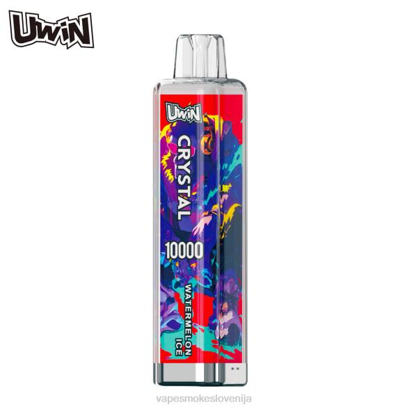 Vape Tekočine P2P65 UWIN CRYSTAL 10000 vape za enkratno uporabo led iz lubenice