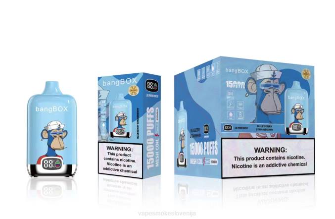 Vape Za Enkratno Uporabo 0FP638 Bang Box 15000 vpihov borovnica jagoda