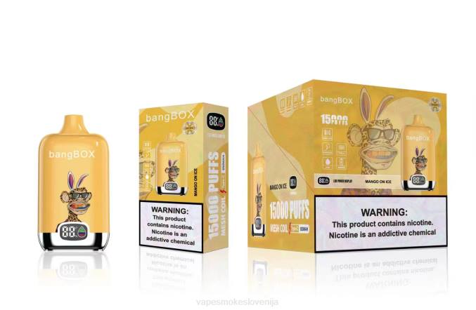 Vape Za Enkratno Uporabo 0FP648 Bang Box 15000 vpihov mango na ledu
