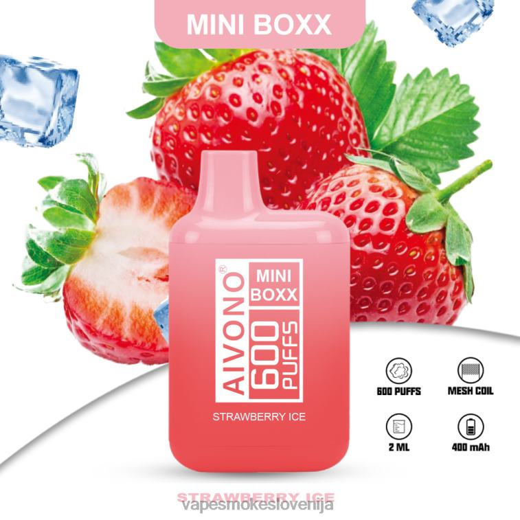 Vape Slovenija 6FDXN236 Aivono AIM MINI BOXX 600 jagodni led