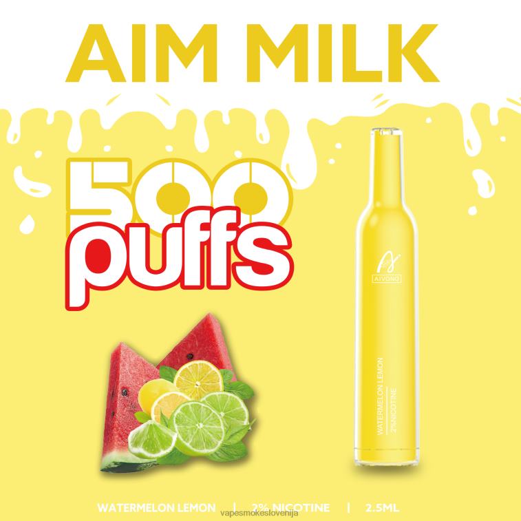 Vape Tekočine 6FDXN270 Aivono AIM MILK 500 lubenica limona