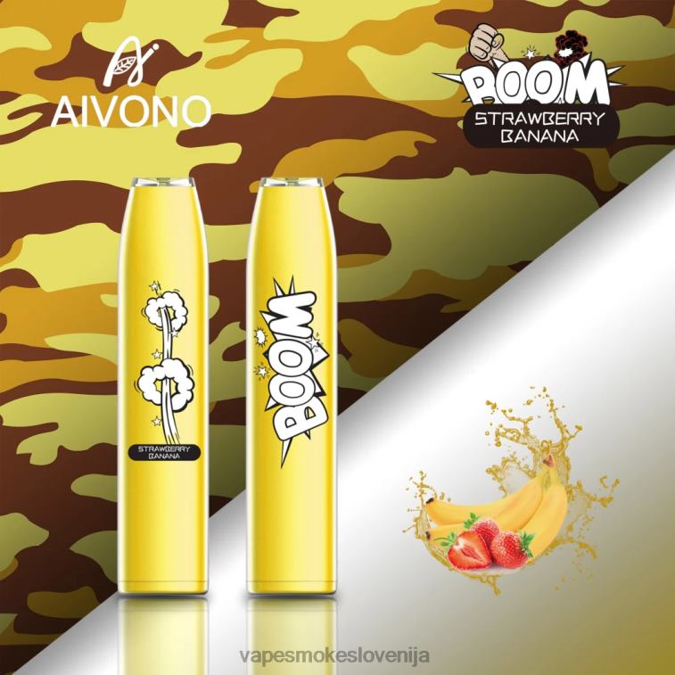 Vape Za Enkratno Uporabo 6FDXN363 Aivono AIM BOOM 600 jagodna banana