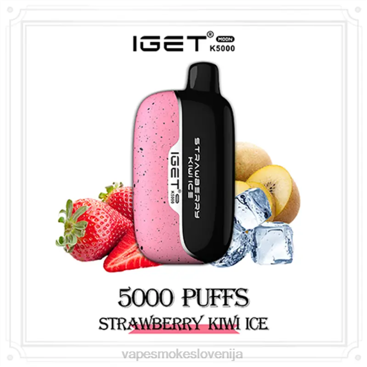 IGET Moon k5000 jagodni kivijev led HXD418 Vape Za Enkratno Uporabo