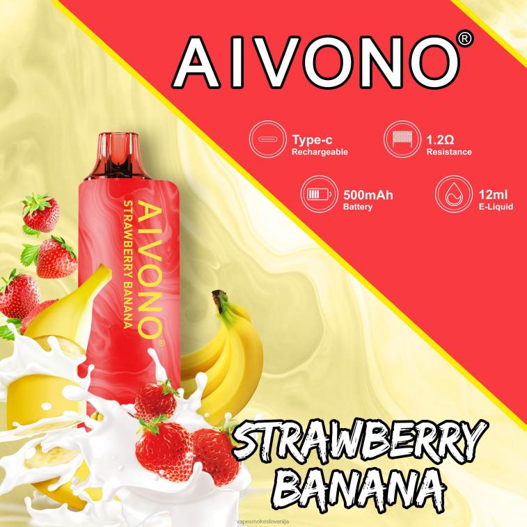 Vape Petrol 6FDXN107 Aivono AIM GUN 7000 jagodna banana
