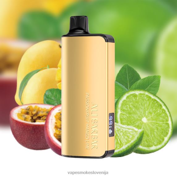 Vape Petrol LV00V22 Alibarbar Ingot 9000 vape za enkratno uporabo pasijonka mango limeta