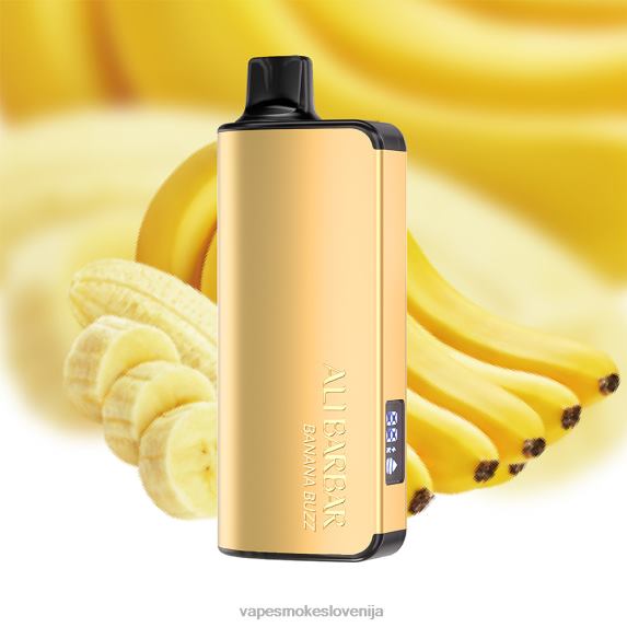 Vape Petrol LV00V27 Alibarbar Ingot 9000 vape za enkratno uporabo banana buzz