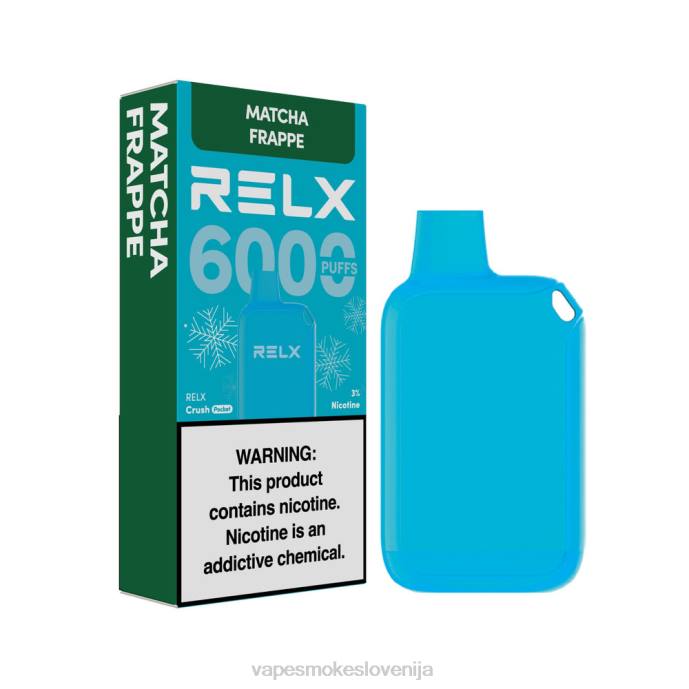 Vape Petrol X2B817 RELX Crush Pocket 6000 ledenih matcha frape