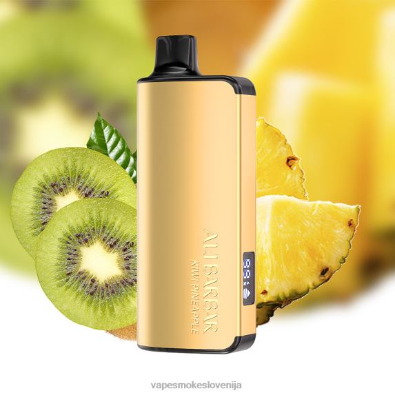 Vape Slovenija LV00V21 Alibarbar Ingot 9000 vape za enkratno uporabo kivi ananas