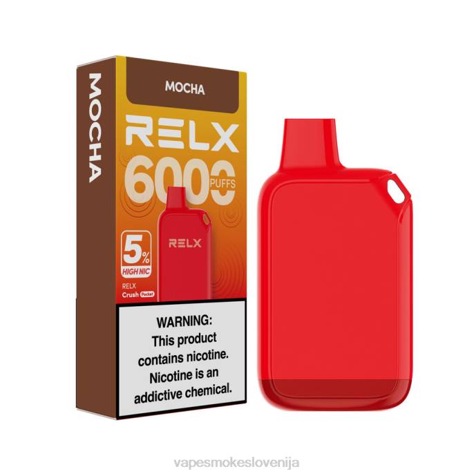 Vape Tekočine X2B825 RELX Crush Pocket 6000 5 % visoko nic moka