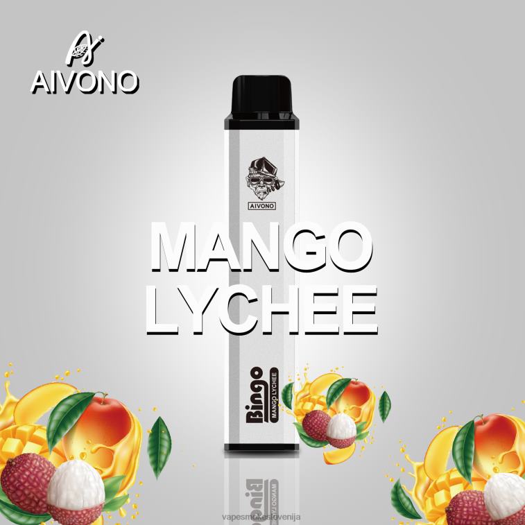 Vape Brez Nikotina 6FDXN139 Aivono AIM BINGO 4000 mango liči