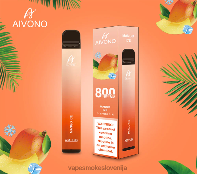 Vape Brez Nikotina 6FDXN184 Aivono AIM PLUS 800 mangov led