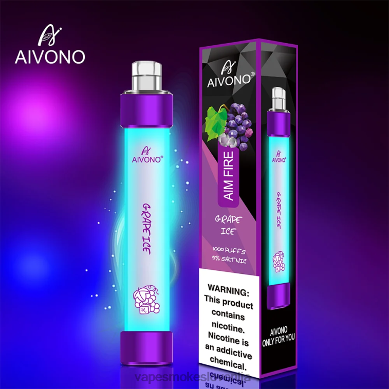 Vape Brez Nikotina 6FDXN329 Aivono AIM FIRE 1000 grozdni led